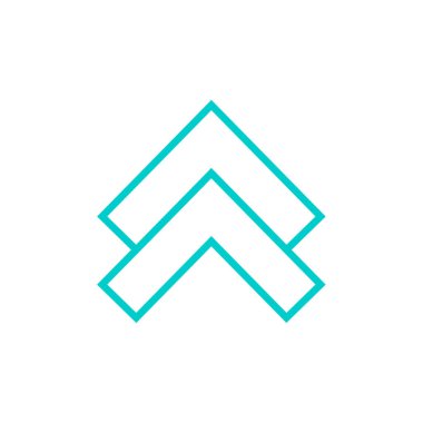 Ok ağı simgesi. Vektör illüstrasyonu