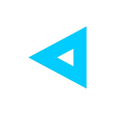 ok işareti simgesi, vektör çizimi  