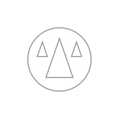 kamp çadır satırı simgesi