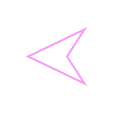 ok işareti simgesi, vektör çizimi  