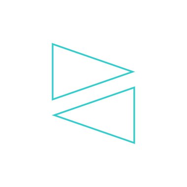 Kağıt ataç simgesi, vektör tasarım ögesinin vektör illüstrasyonu