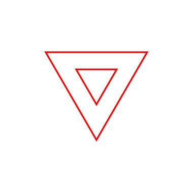 üçgen vektör logo tasarımı