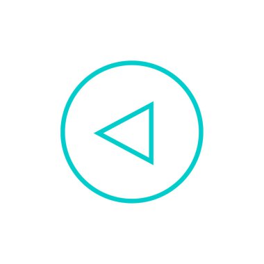 ortam oynatıcı simge tasarımı vektör çizimi