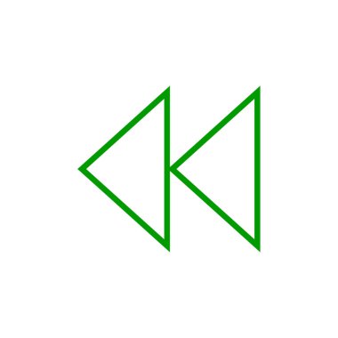 İşaret simgesini çal. Vektör illüstrasyonu