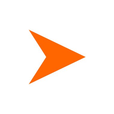 Ok simgesi. vektör illüstrasyonu