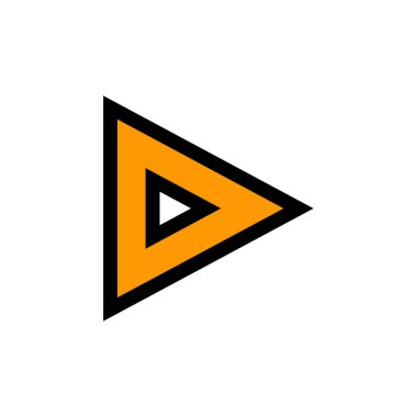 ok vektörü simgesi logo tasarımı illüstrasyonu