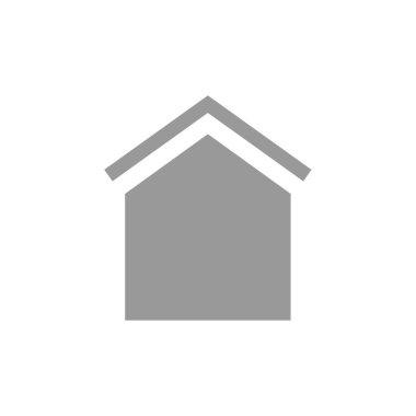 Emlak simgesi, vektör illüstrasyonu