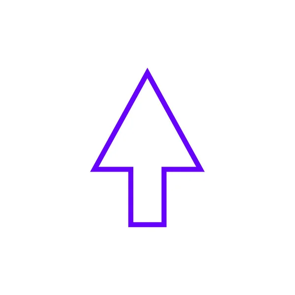 Arrow Pointing Icon — Stock Vector