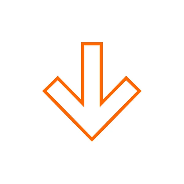 Arrow Sign Icon — Vettoriale Stock