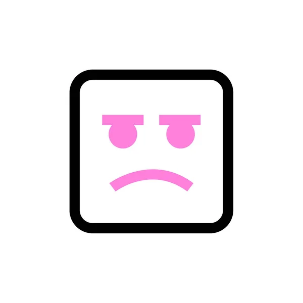 Disegno Dell Illustrazione Vettoriale Dell Icona Emoji — Vettoriale Stock