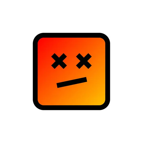 Vektorillustrasjon Design Emoji Ikon – stockvektor