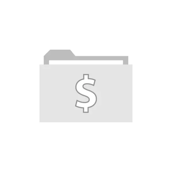 Dollar Icône Signe Vectoriel Illustration — Image vectorielle