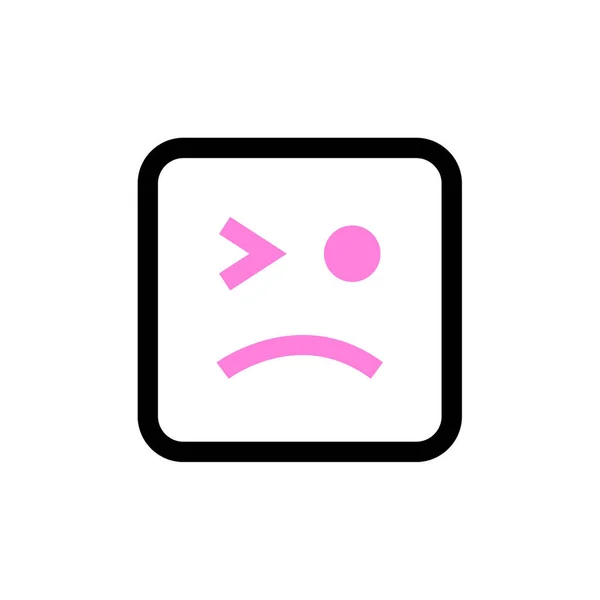 Diseño Ilustración Vectorial Icono Emoji — Vector de stock