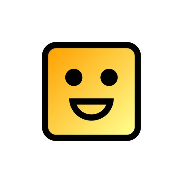 Vector Ilustración Emoji Icono Emoticono — Vector de stock