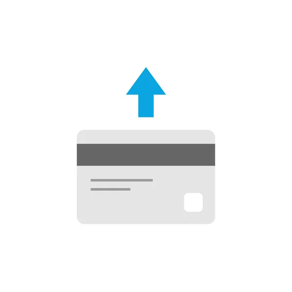 Ilustração Vetor Ícone Cartão Crédito — Vetor de Stock