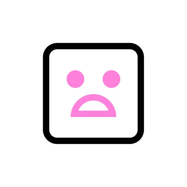 Ilustração Vetorial Emoji Ícone Emoticon —  Vetores de Stock