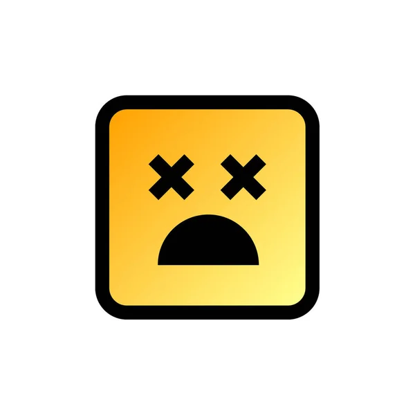 Vectorillustratie Van Emoji Emoticon Icoon — Stockvector