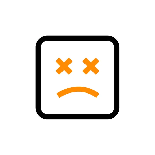 Vector Illustration Emoji Emoticon Icon — Stock Vector