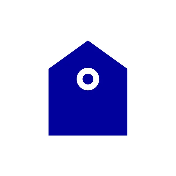 Икона Дома Векторная Плоская Иконка — стоковый вектор