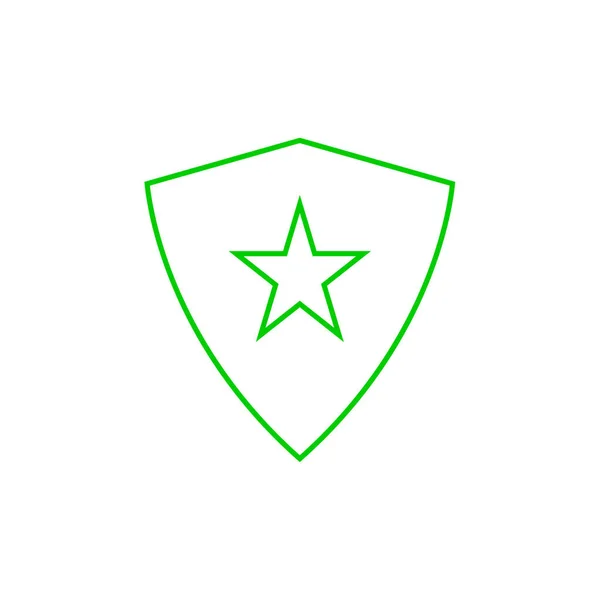 Shield Logo Design Template Vector Illustration — Stock Vector