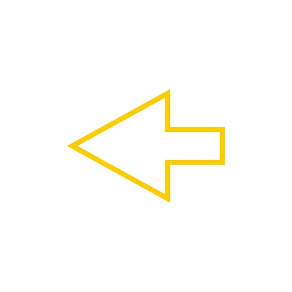Icono Flecha Ilustración Vectorial — Vector de stock