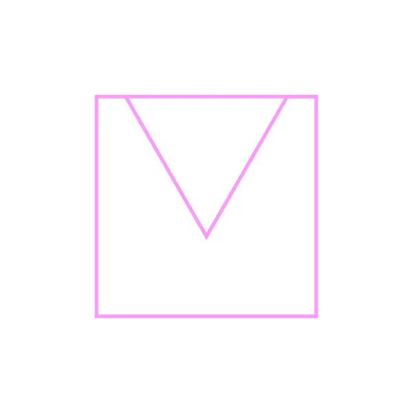 Τετράγωνο Λογότυπο Πρότυπο Σχεδιασμό Διάνυσμα — Διανυσματικό Αρχείο