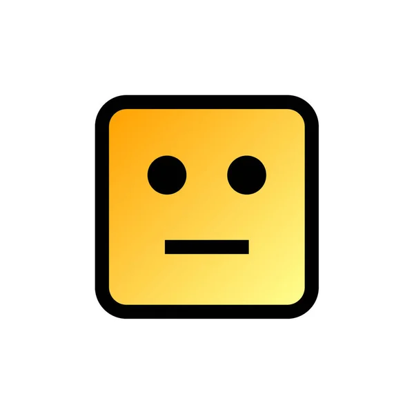 Emoji Ikon Vektor Illustration Vit Bakgrund — Stock vektor