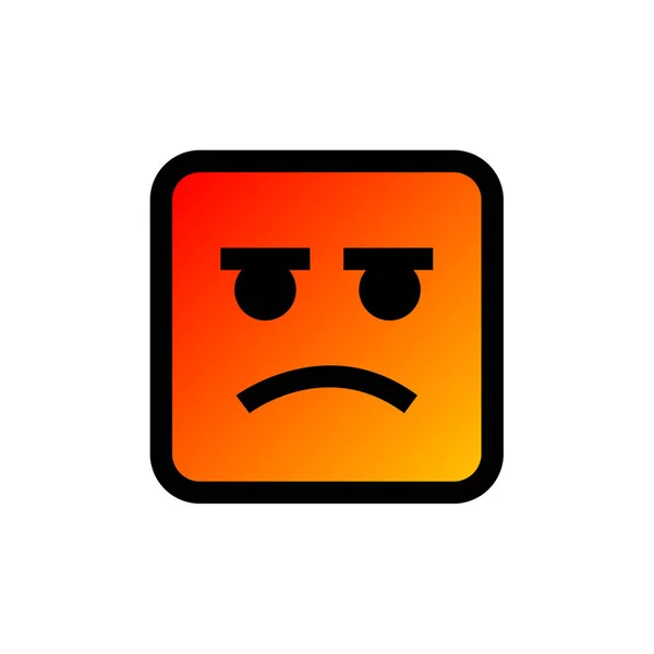 Vectorillustratie Van Modern Emoji Icoon — Stockvector