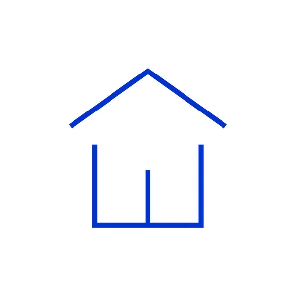 Home Symbol Immobilienkonzept Vektor Flache Ikone — Stockvektor