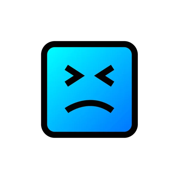 Vektorová Ilustrace Moderní Ikony Emoji — Stockový vektor