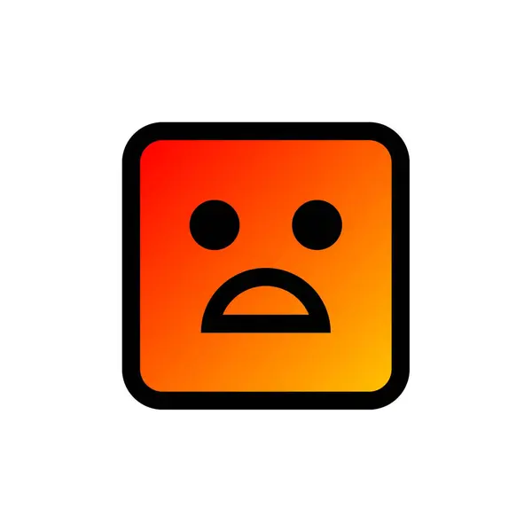 Modern Emoji Simgesinin Vektör Illüstrasyonu — Stok Vektör