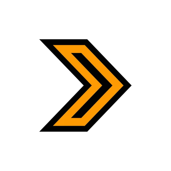 Ikona Strzałki Ilustracja Wektora — Wektor stockowy