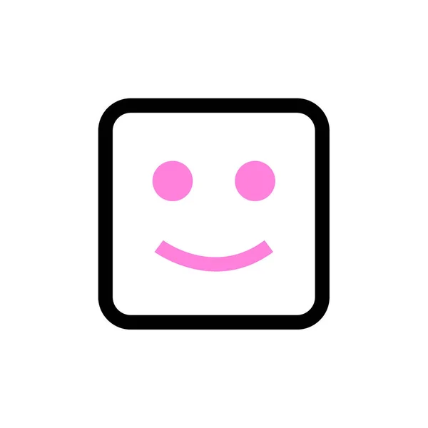 Εικόνα Διάνυσμα Εικονίδιο Χαρούμενο Πρόσωπο — Διανυσματικό Αρχείο