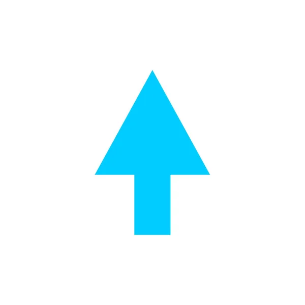 Arrow Icon White Background Flat Design Style — Stock Vector