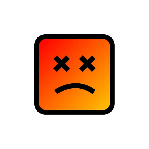Illustrazione Vettoriale Della Moderna Icona Emoji — Vettoriale Stock