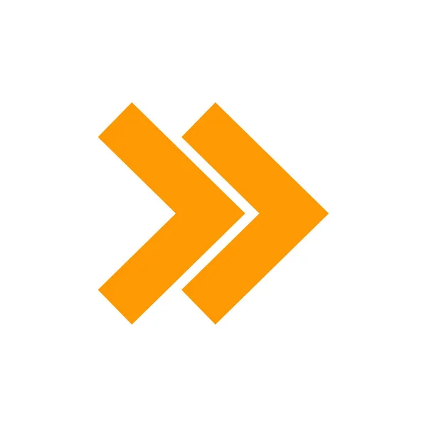 Stylisches Pfeil Logo Design Vektorillustration — Stockvektor