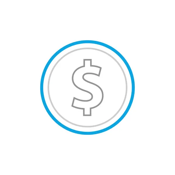 Εικονίδιο Δολάριο Εικονογράφηση Διάνυσμα Σύμβολο — Διανυσματικό Αρχείο