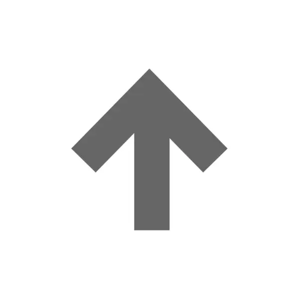 Icono Signo Flecha Ilustración Vectorial — Vector de stock