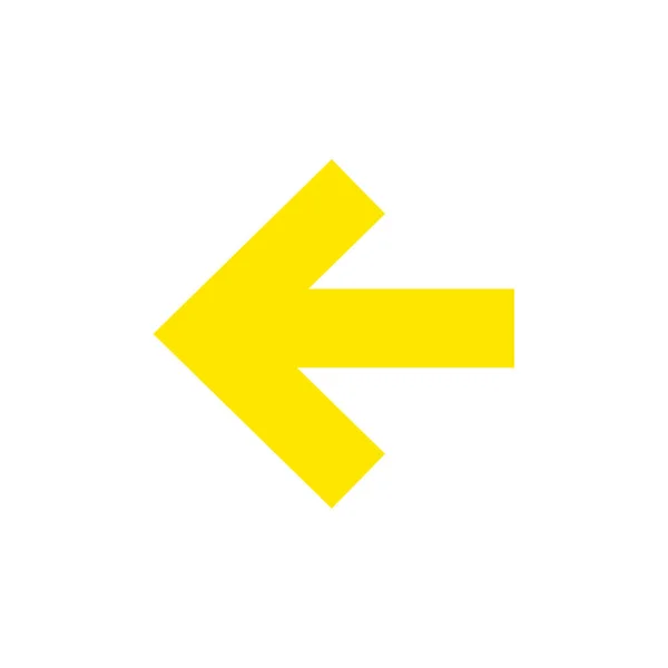 Pfeil Symbol Vektorzeichen Und Symbol Isoliert Auf Weißem Hintergrund — Stockvektor
