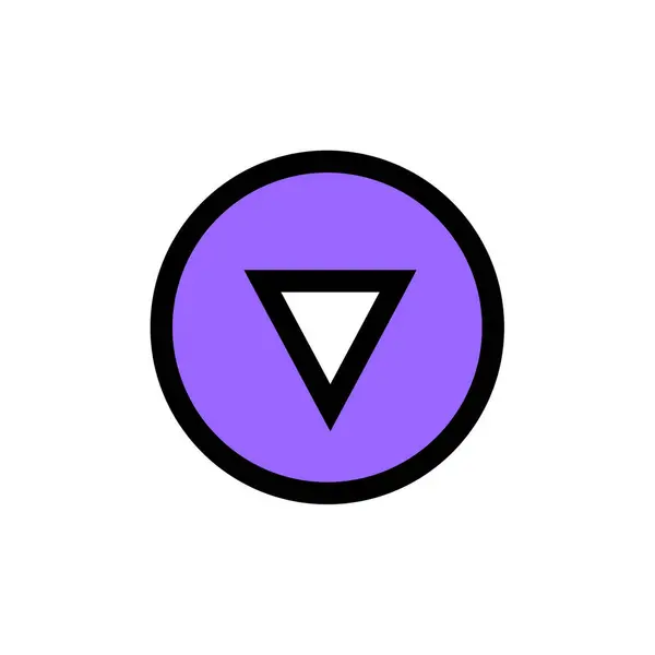 Pil Vektor Platt Färg Ikon — Stock vektor