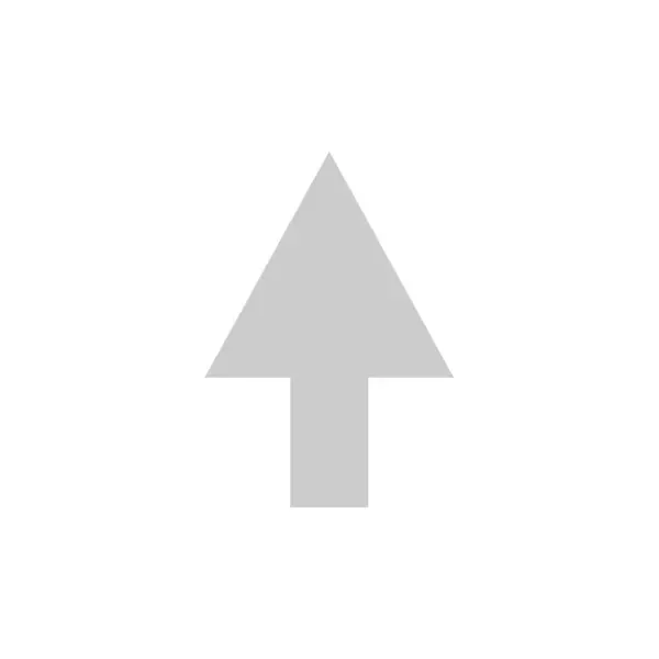 Іконка Стрілкою Вгору Стилі Контурів — стоковий вектор