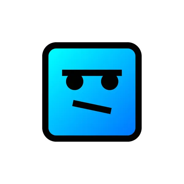 Vektor Illustration Emoji Emoticon Ikon — Stock vektor