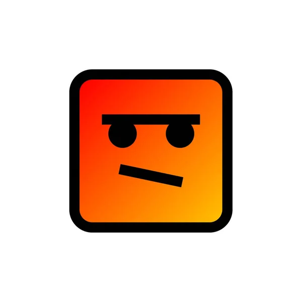 Vektor Illustration Modern Emoji Ikon — Stock vektor
