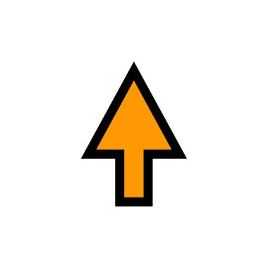 ok simgesi, vektör illüstrasyonu