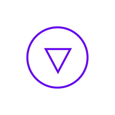 Oklar düz biçim simgesi, vektör illüstrasyonu