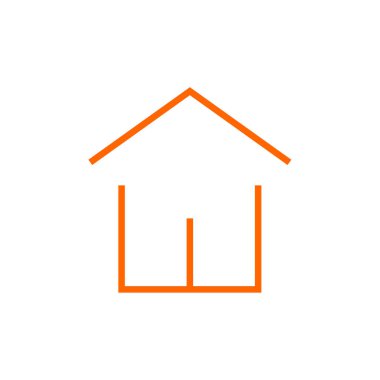 Emlak simgesi vektör illüstrasyonu