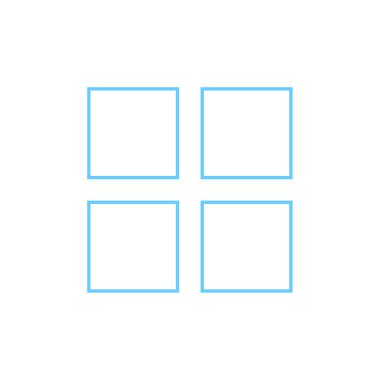 boş kare çerçevenin vektör çizimi.