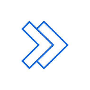 ok simgesi vektör illüstrasyonu