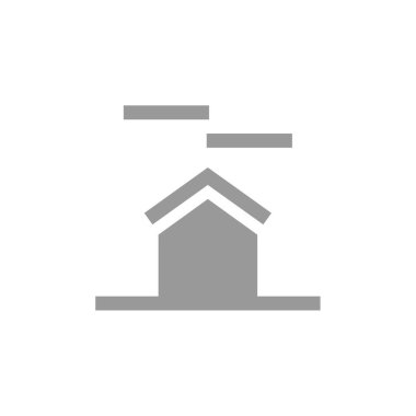 Emlak simgesi vektör illüstrasyonu