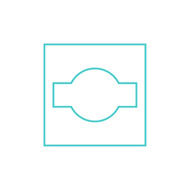 buz kremler, vektör çizim minimalist simgesi